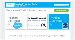 Desktop Screenshot of extensions.polarion.com