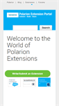 Mobile Screenshot of extensions.polarion.com